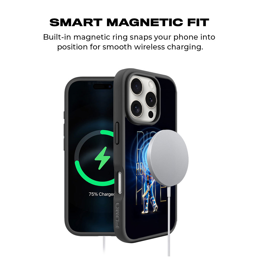 Rise Above The Hate Cricket Sports 3D Skin with Shockguard Armour Magsafe Case for Apple iPhone 16 Pro Max