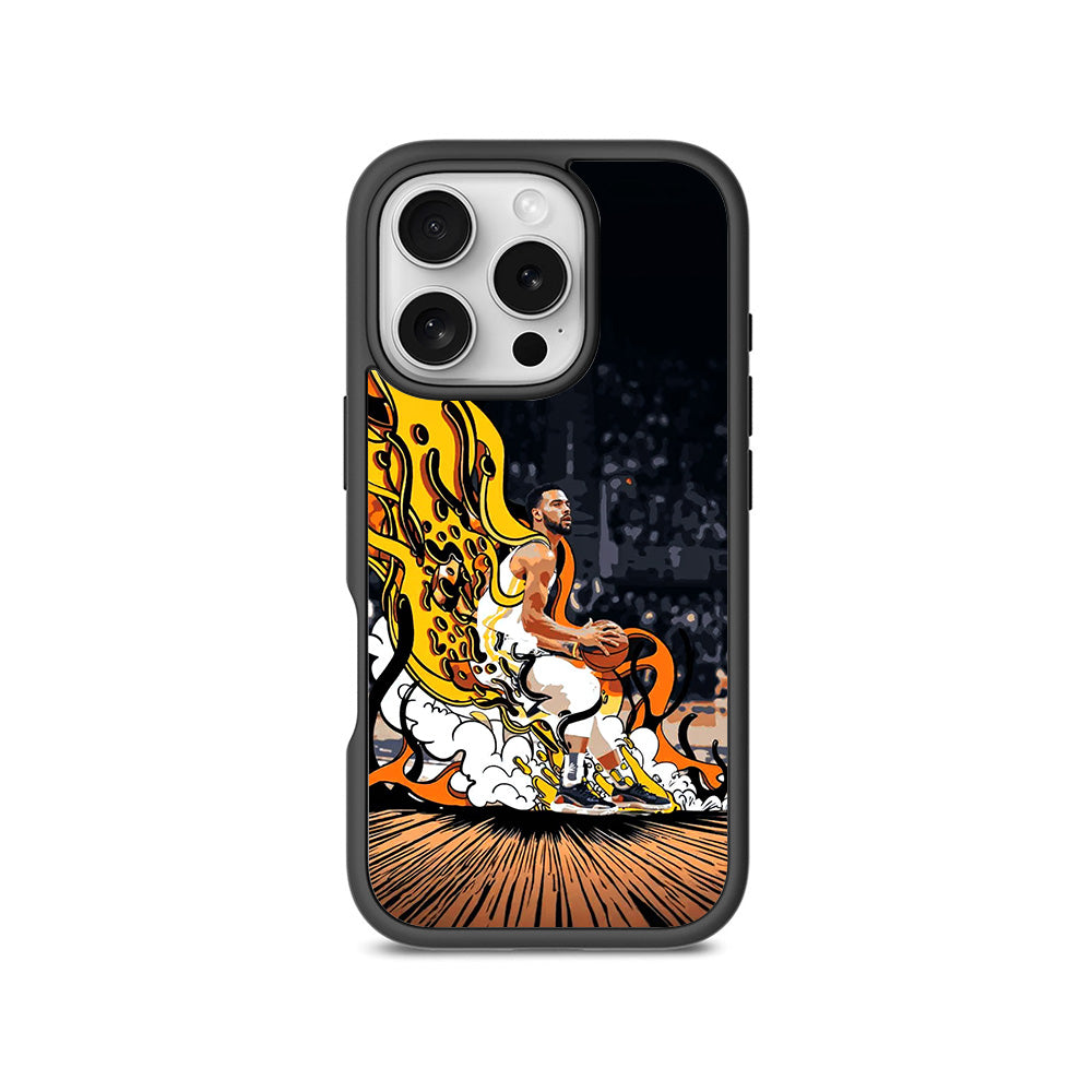 Crimson Victory Ronaldo 3D Skin with Shockguard Armour Magsafe Case for Apple iPhone 16 Pro Max