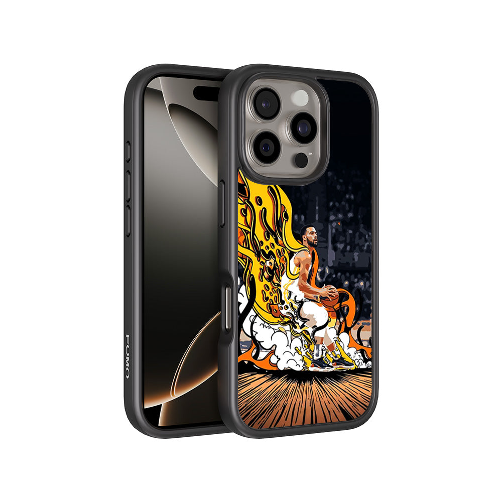 Crimson Victory Ronaldo 3D Skin with Shockguard Armour Magsafe Case for Apple iPhone 16 Pro Max