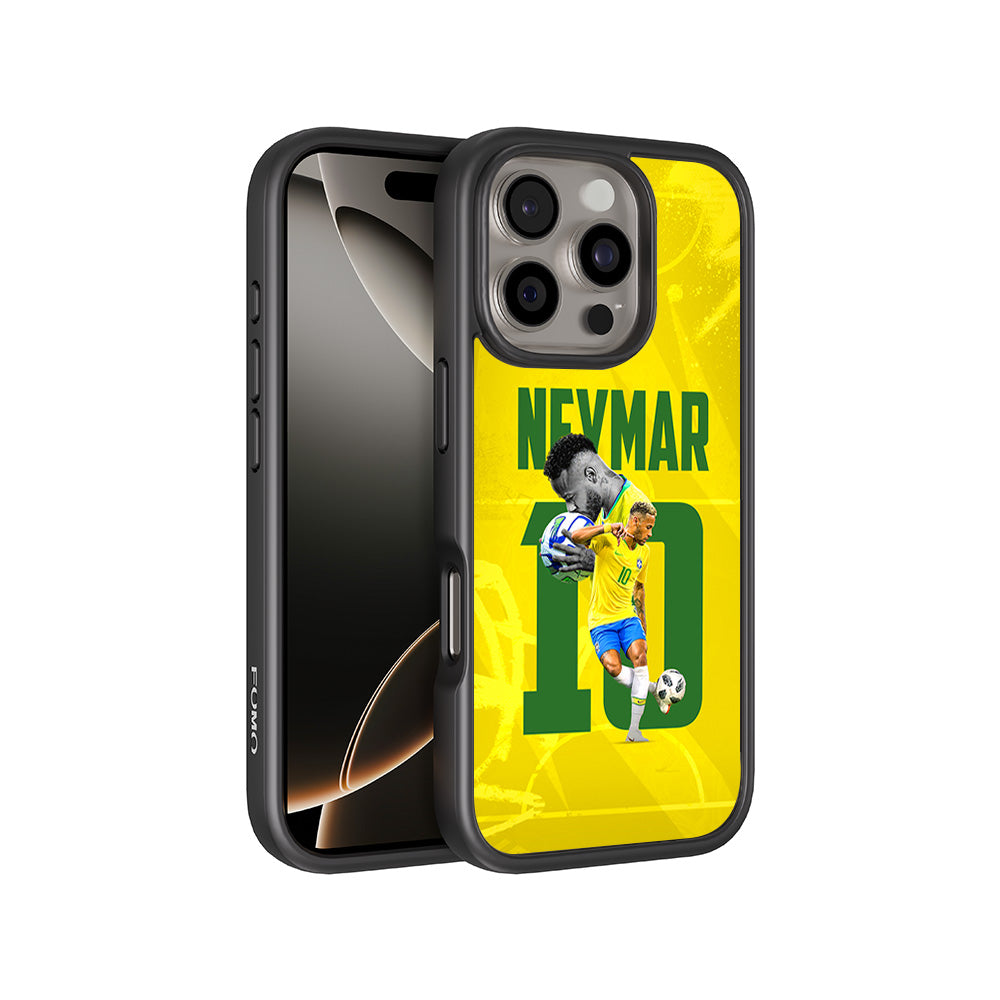 Neymar Da Silva Sports 3D Skin with Shockguard Armour Magsafe Case for Apple iPhone 16 Pro