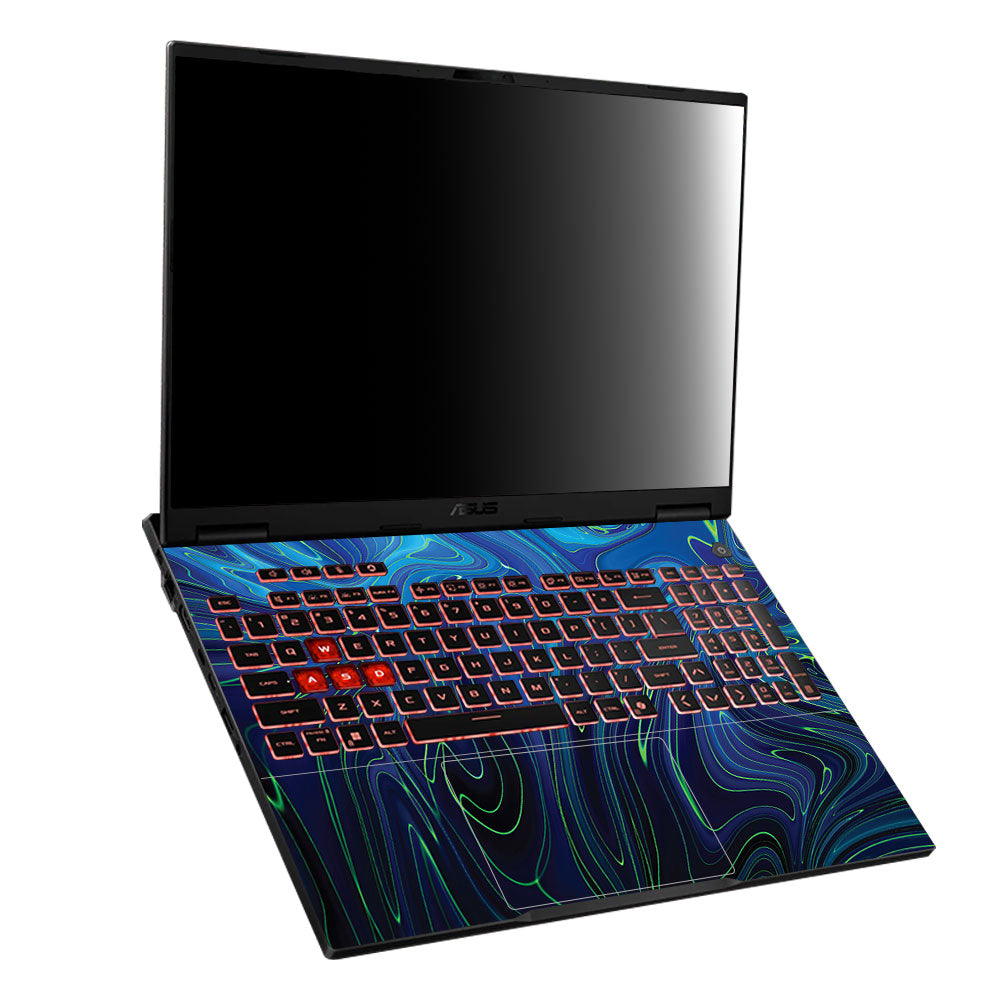 Cobalt Liquid Design Asus TUF Gaming A16 2025 Laptop Skin