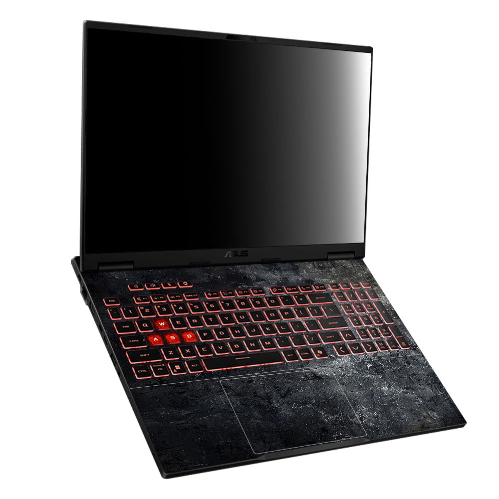 Dark Slate Armor Asus TUF Gaming A16 2025 Laptop Skin