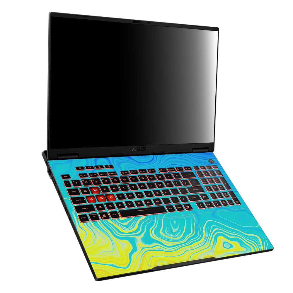 Ocean Gradient Waves Asus TUF Gaming A16 2025 Laptop Skin