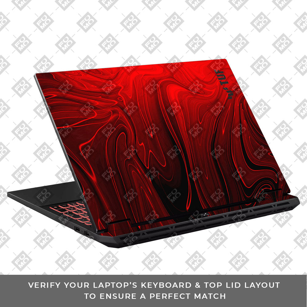 Fiery Waves Asus TUF Gaming A16 2025 Laptop Skin