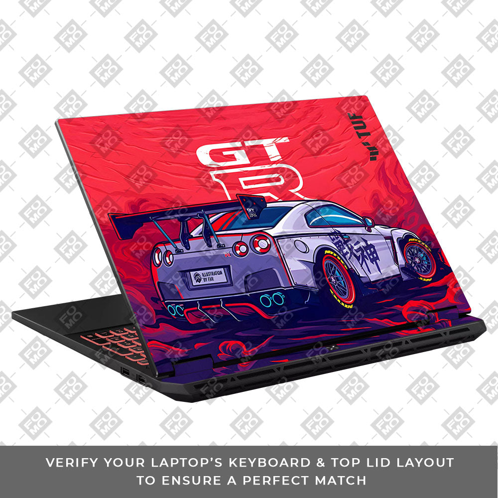 Nissan GTR Racing Edition Asus TUF Gaming A16 2025 3D Laptop Skin
