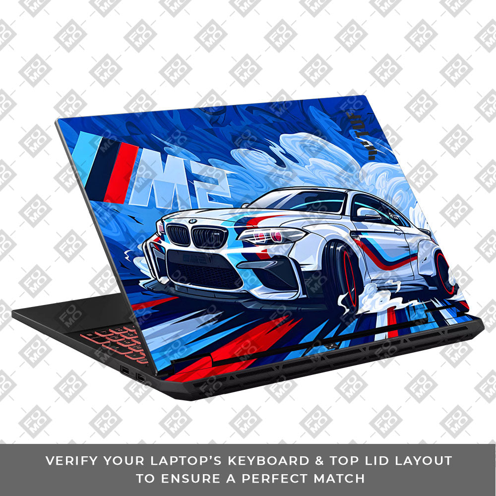 BMW M2 Asus TUF Gaming A16 2025 3D Laptop Skin