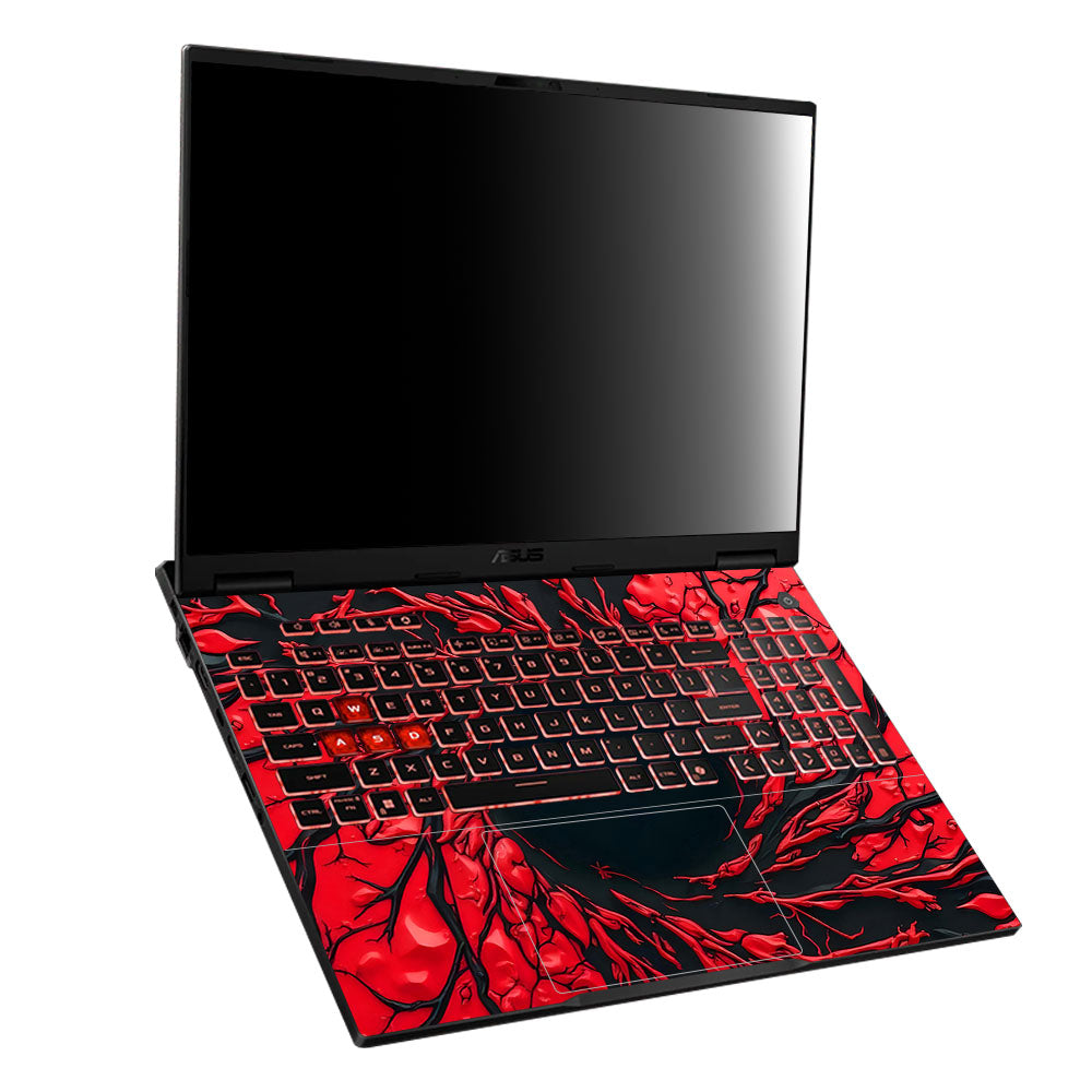 Spiderman Web Red Asus TUF Gaming A16 2025 Laptop Skin