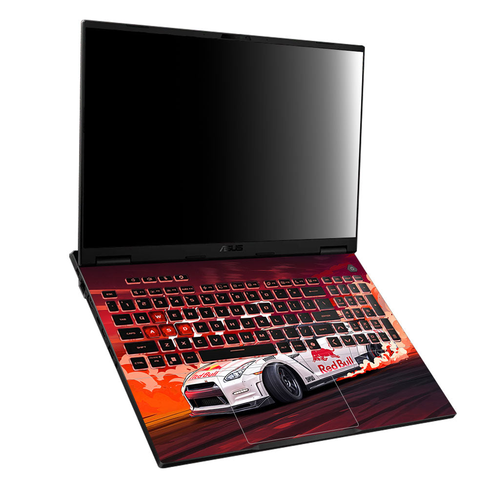 Nissan GTR Red Bull Drift Fury Asus TUF Gaming A16 2025 3D Laptop Skin