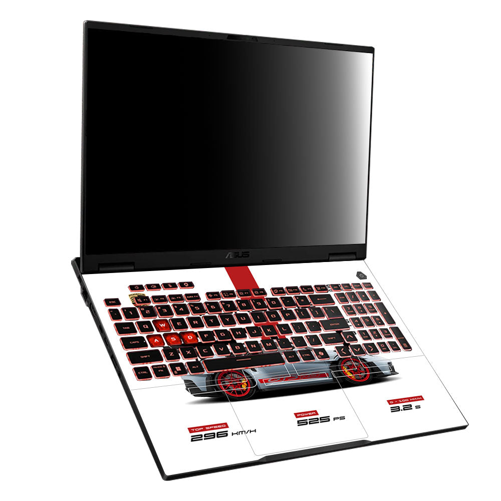 Track Racing Machine Asus TUF Gaming A16 2025 Laptop Skin