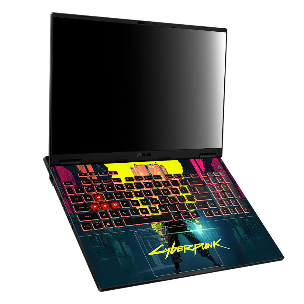 Cyberpunk Uprising Asus TUF Gaming A16 2025 Laptop Skin