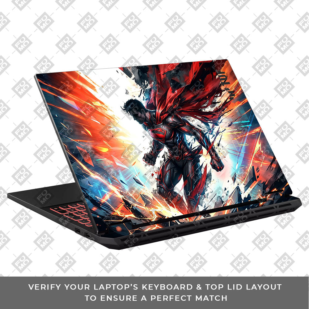 Superman Ascension Asus TUF Gaming A16 2025 Laptop Skin