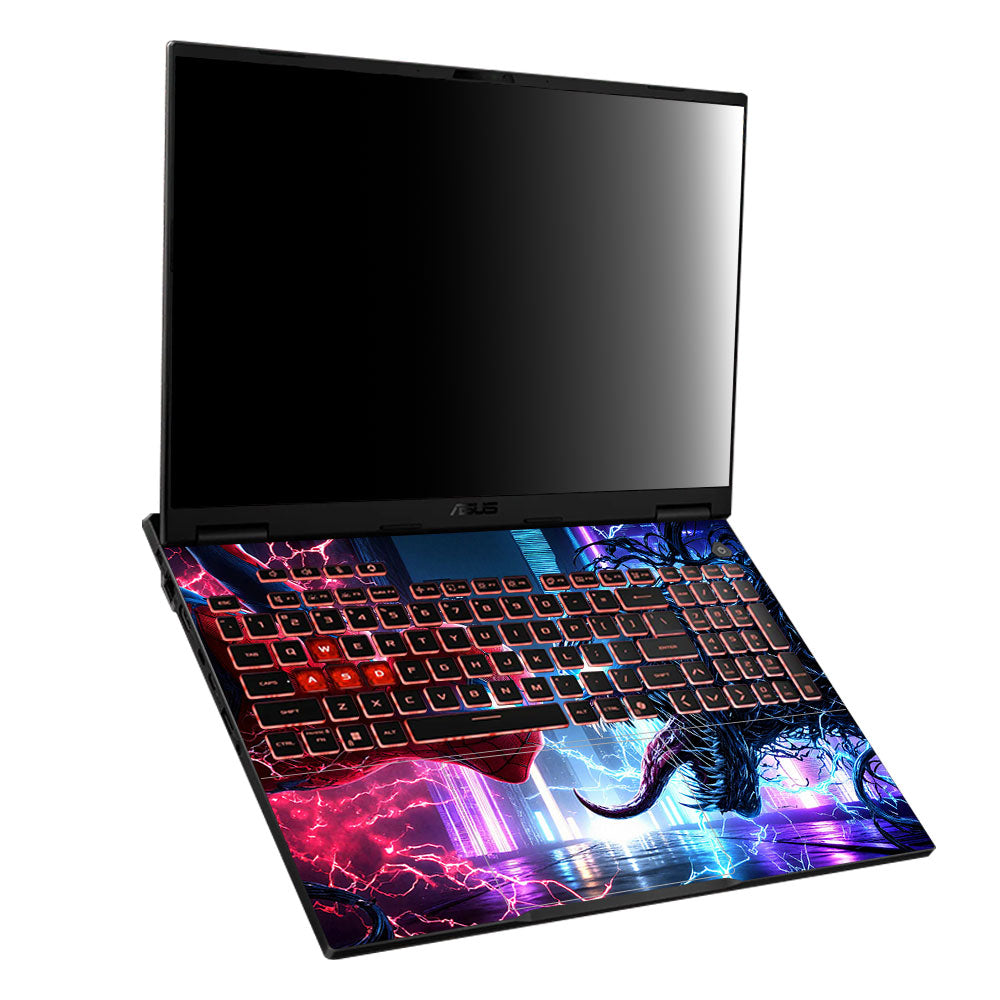 Spiderman vs Venom Showdown Asus TUF Gaming A16 2025 Laptop Skin