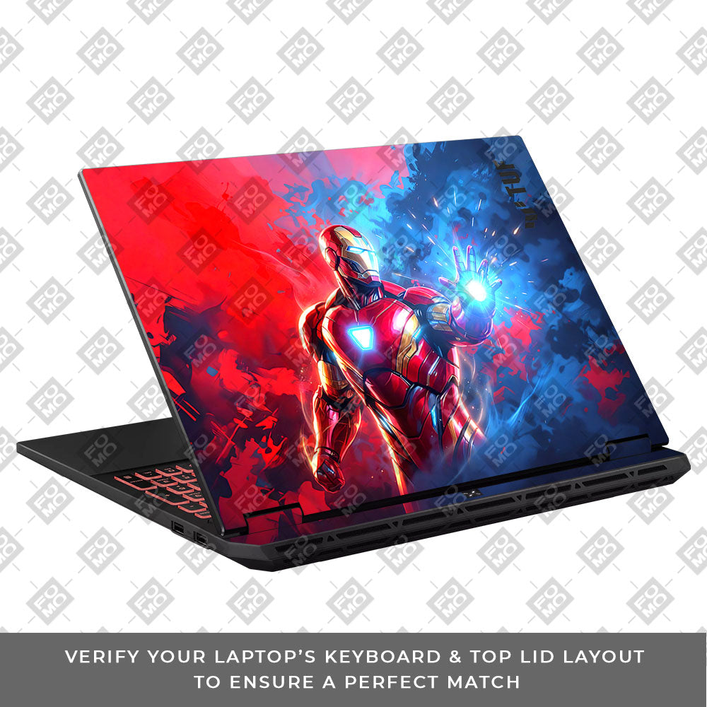Iron Man Arc Reactor Power Asus TUF Gaming A16 2025 Laptop Skin