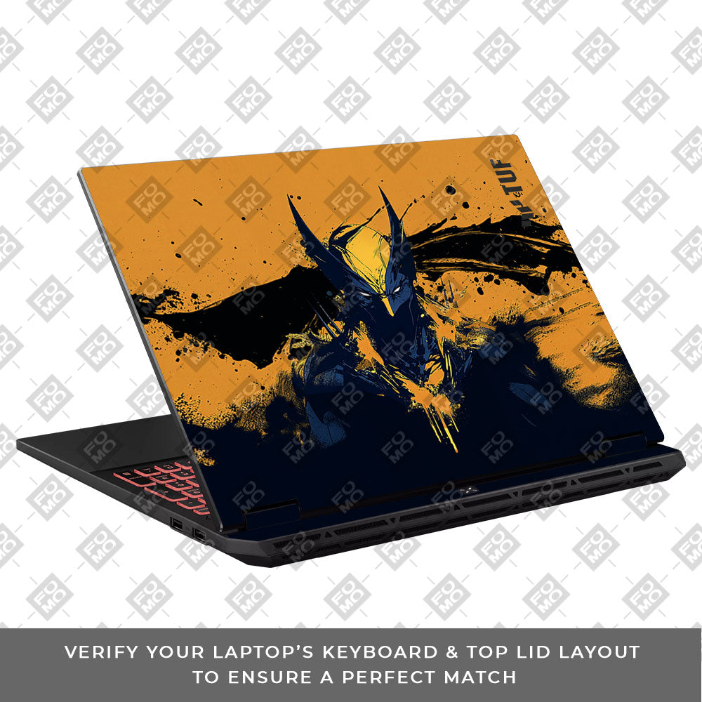 Rogue Instinct The Wolverine Reborn Asus TUF Gaming A16 2025 Laptop Skin