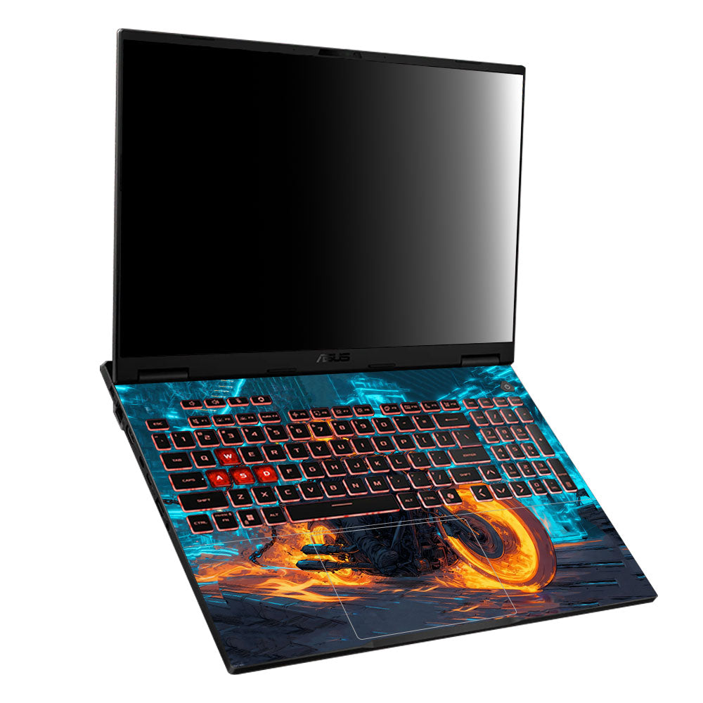 Hellfire Rider Asus TUF Gaming A16 2025 Laptop Skin