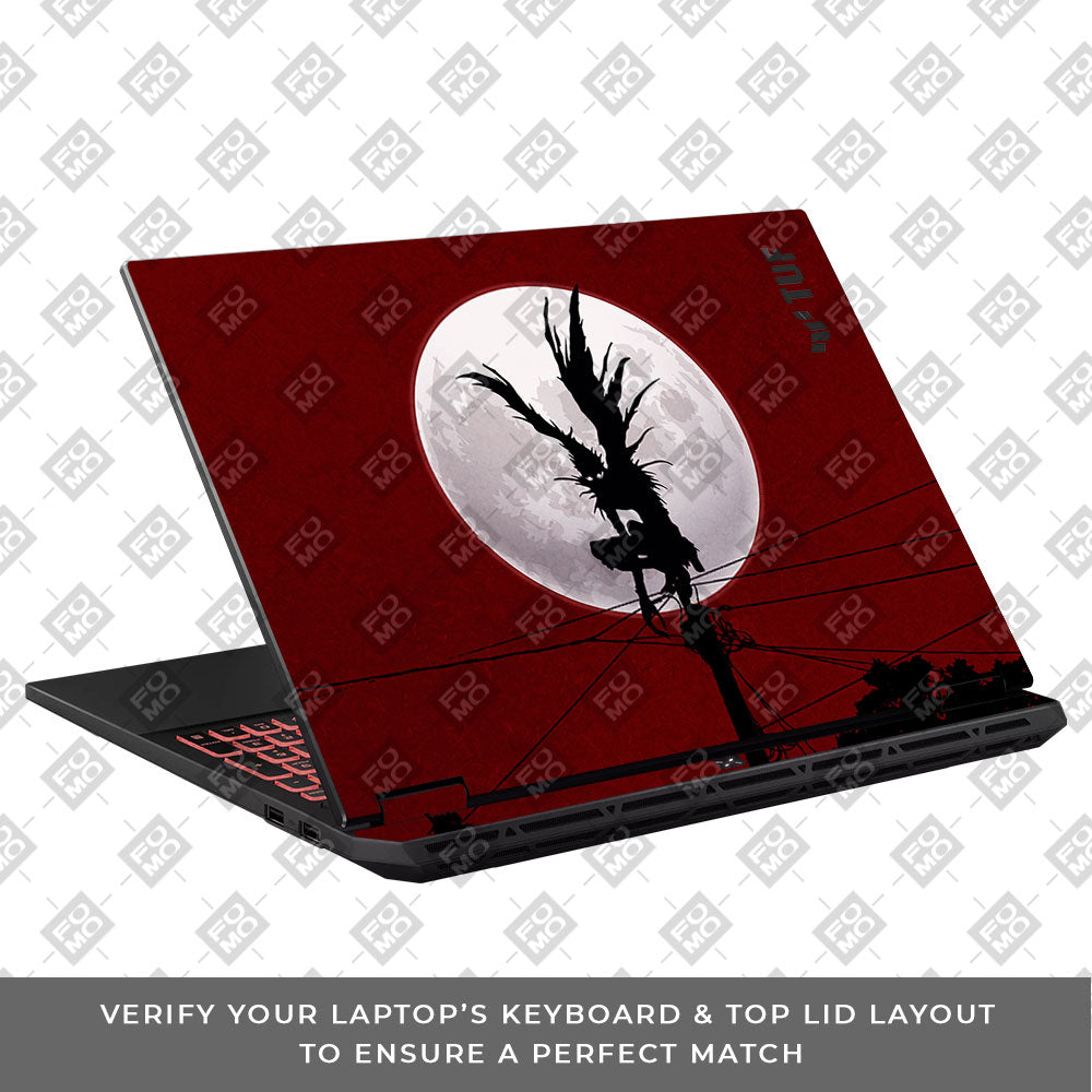 Death Note Ryuk Shinigami Asus TUF Gaming A16 2025 Laptop Skin