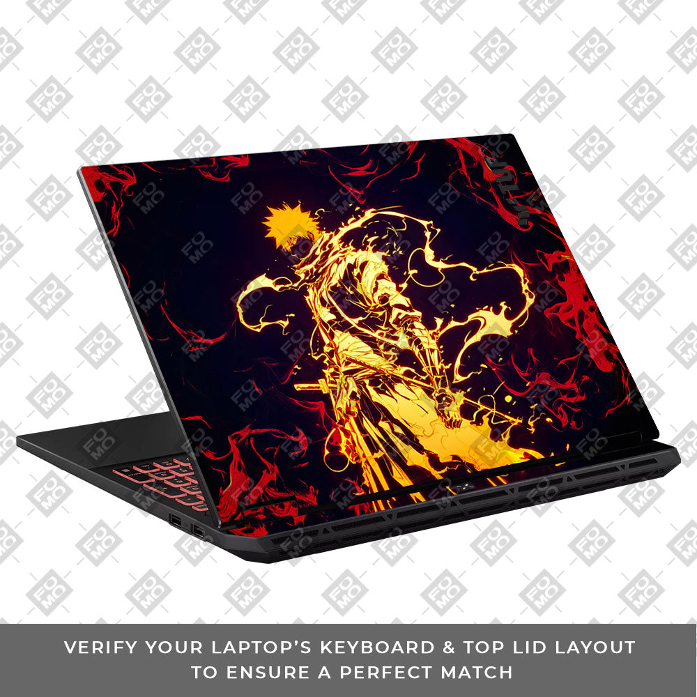 Bleach Ichigo Bankai Form Asus TUF Gaming A16 2025 Laptop Skin