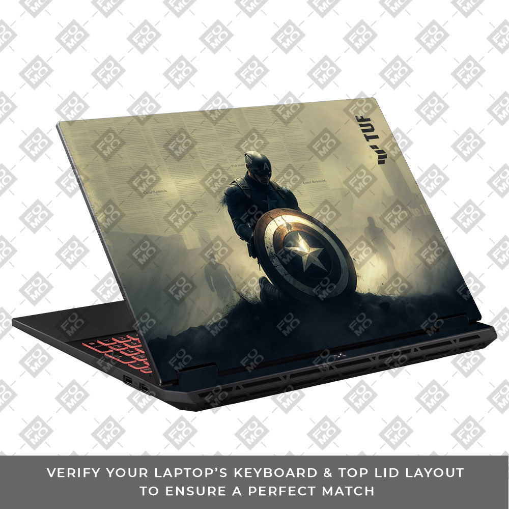 Captain's Valor Asus TUF Gaming A16 2025 Laptop Skin