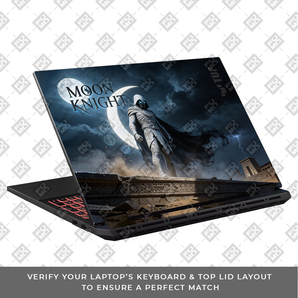 Moon Knight Lunar Vigil Asus TUF Gaming A16 2025 Laptop Skin