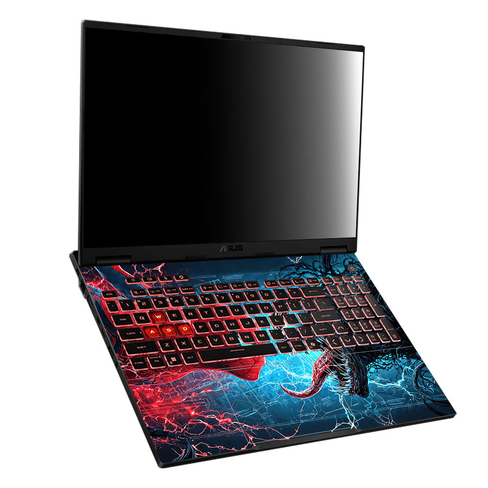 Spiderman vs Venom Showdown Asus TUF Gaming A16 2025 3D Laptop Skin