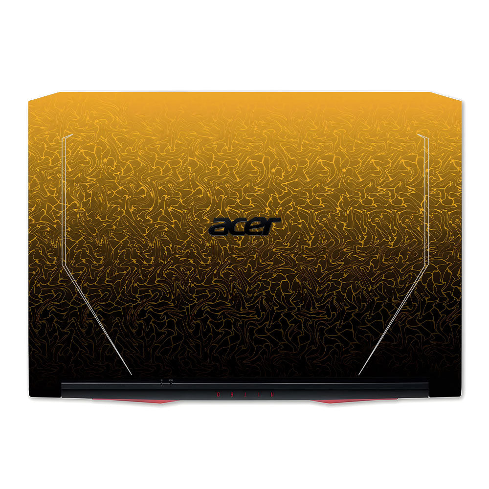 Orange to Black Gradient Acer Nitro 5 AN515 44, 56 Laptop Skin