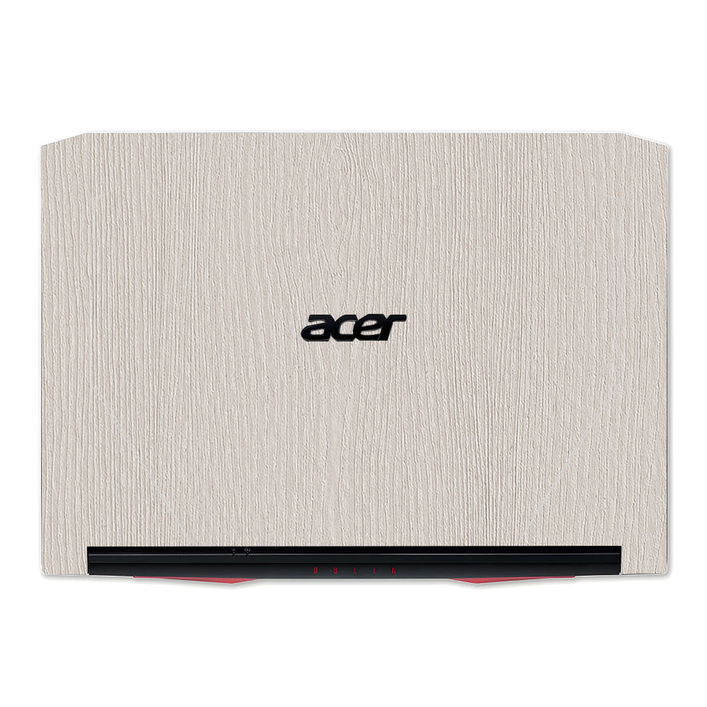 Textured White Wood Acer Nitro AN515 44, 56 Laptop Skin