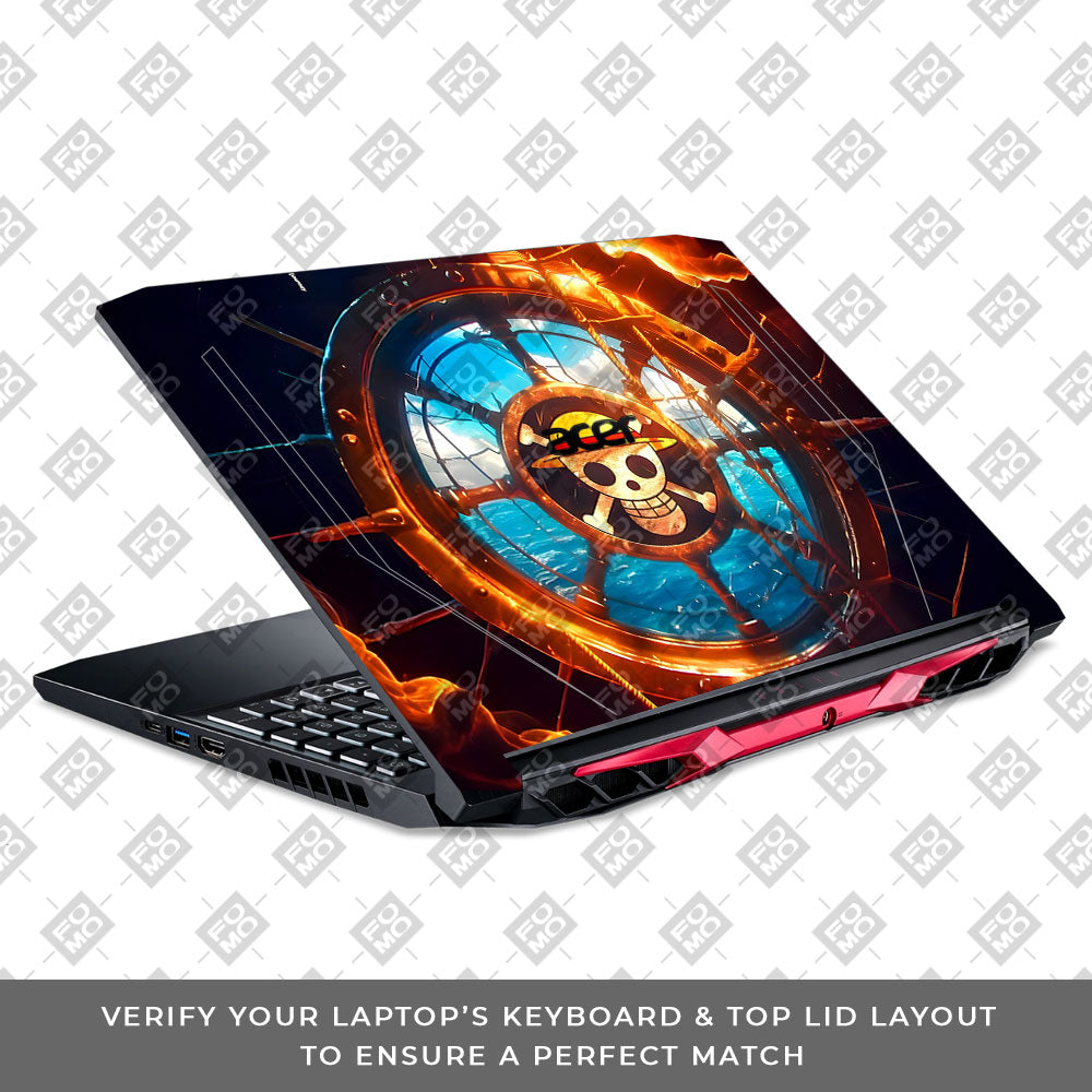 Straw Hat Pirates Emblem Acer Nitro 5 AN515 44, 56 Laptop Skin