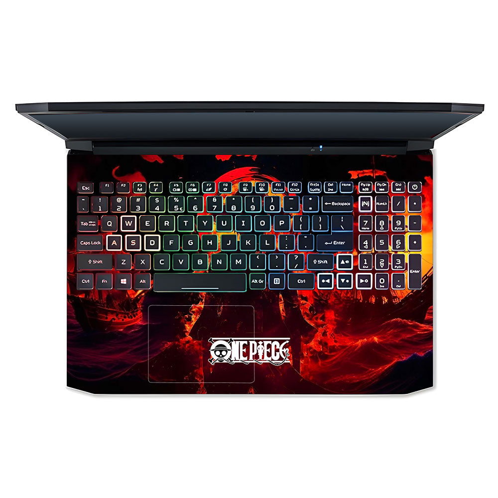 Luffy's Burning Tide Acer Nitro 5 AN515 44, 56 Laptop Skin