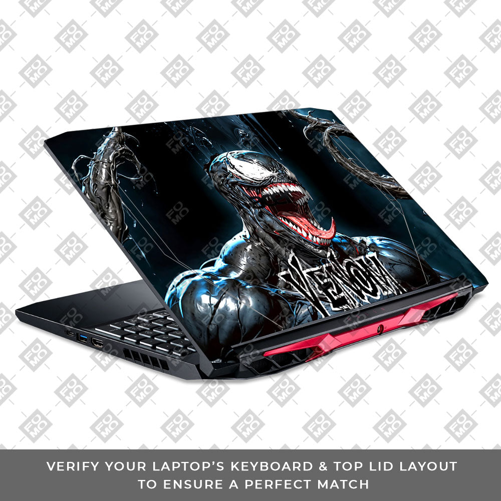 Venom Unchained Acer Nitro 5 AN515 44, 56 Laptop Skin
