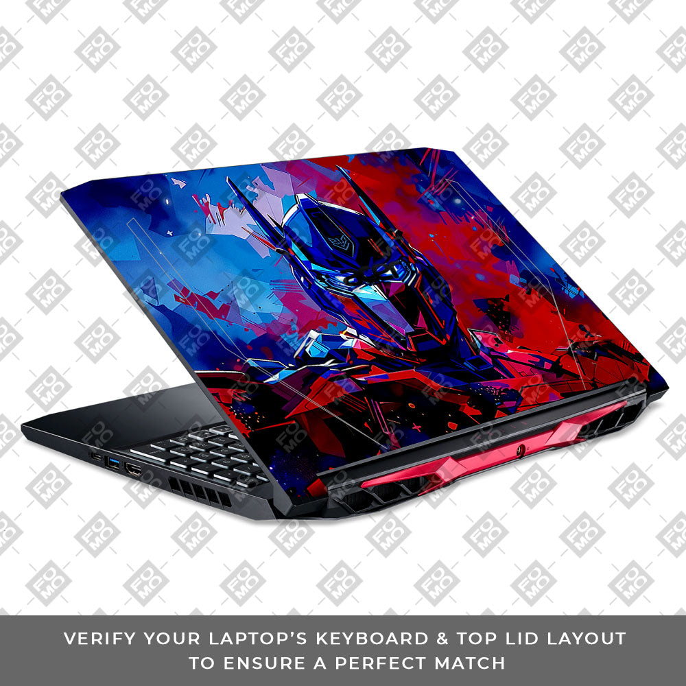 Optimus Prime Transformer Acer Nitro 5 AN515 44, 56 Laptop Skin