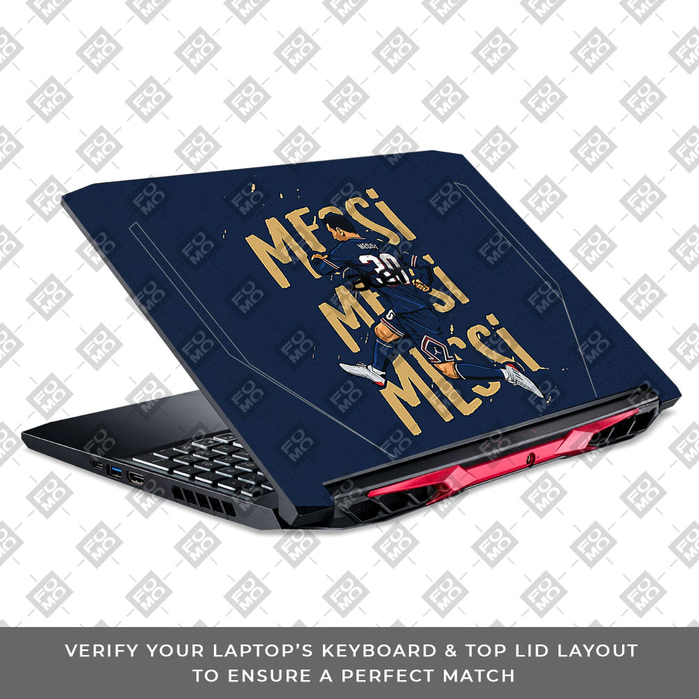 Messi Motion Masterpiece Acer Nitro 5 AN515 44, 56 Laptop Skin