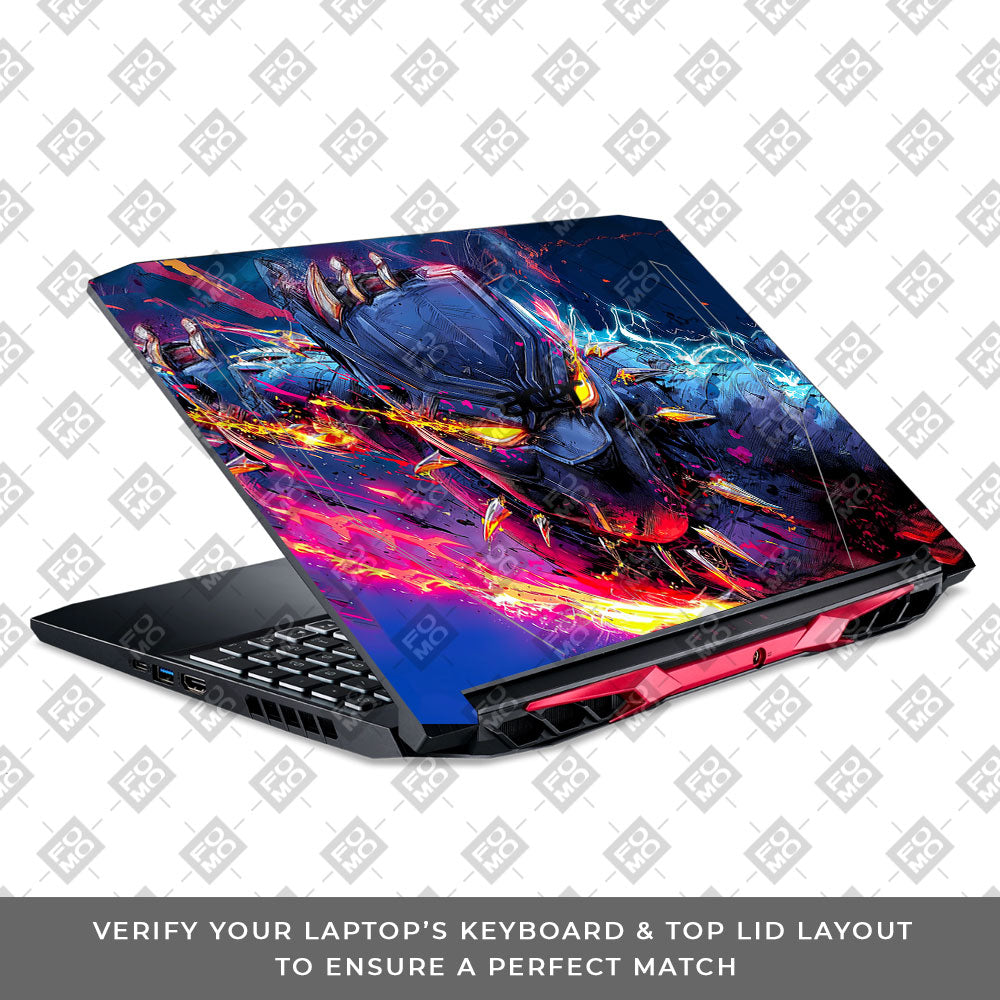 Vibranium Fury Wakandan Charge Acer Nitro 5 AN515 44, 56 Laptop Skin