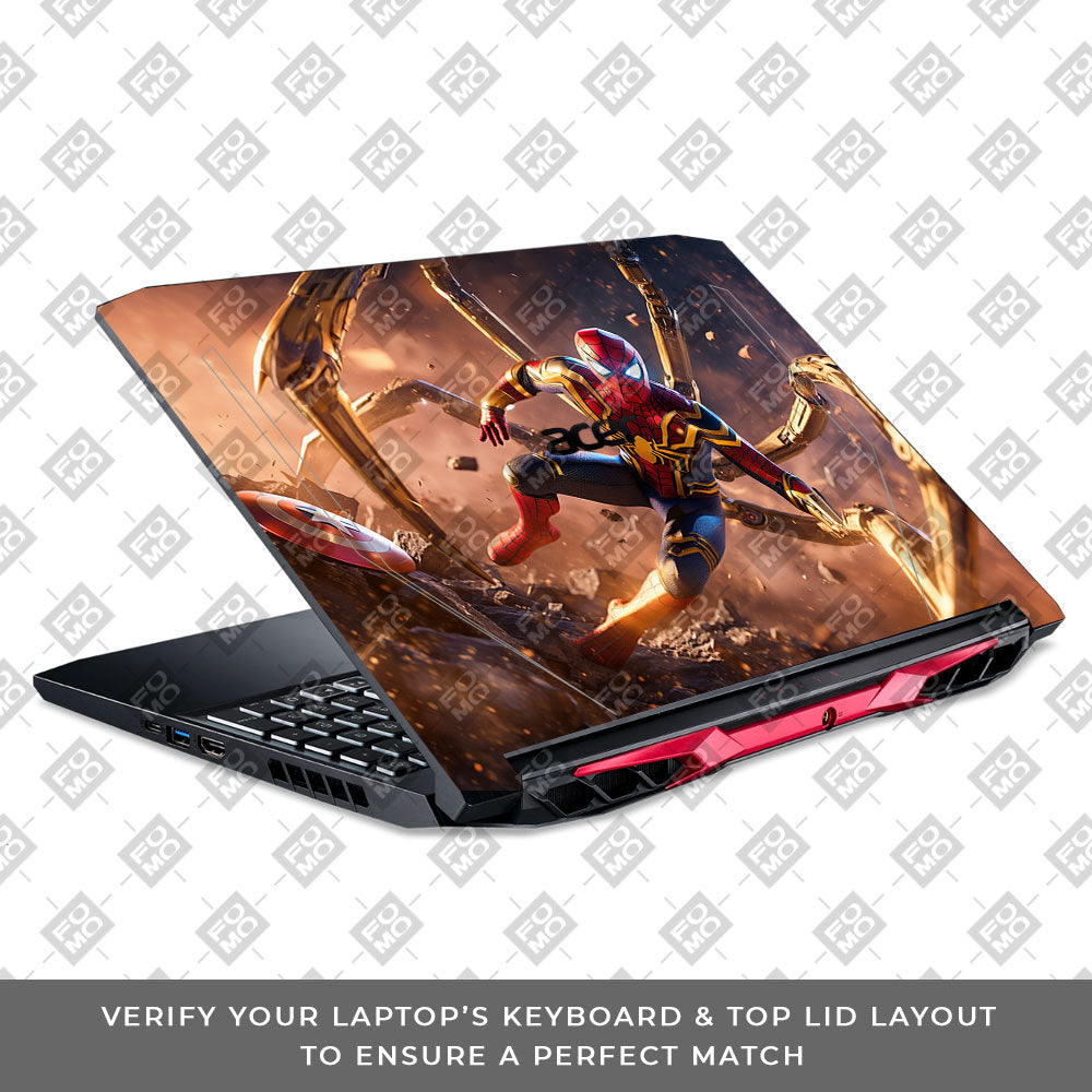 Spider Man Mech Arms Acer Nitro 5 AN515 44, 56 Laptop Skin