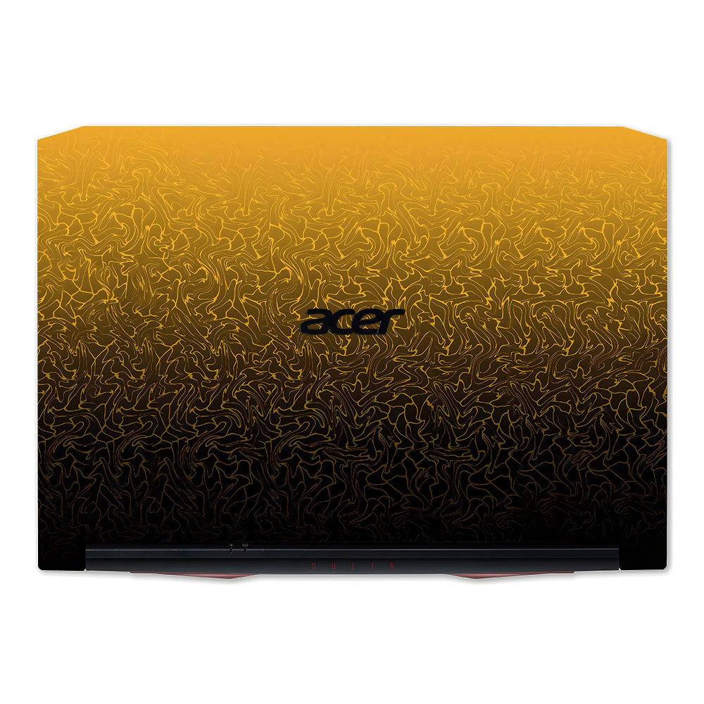 Orange to Black Gradient Acer Nitro 5 AN515 45, 55, 57 Laptop Skin