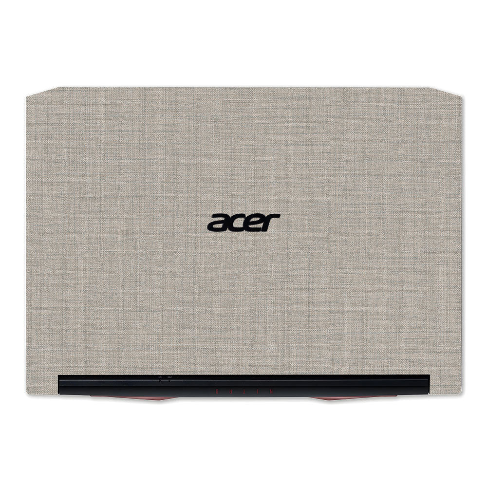 Textured Fabric Grey Acer Nitro 5 AN515 45, 55, 57 Laptop Skin