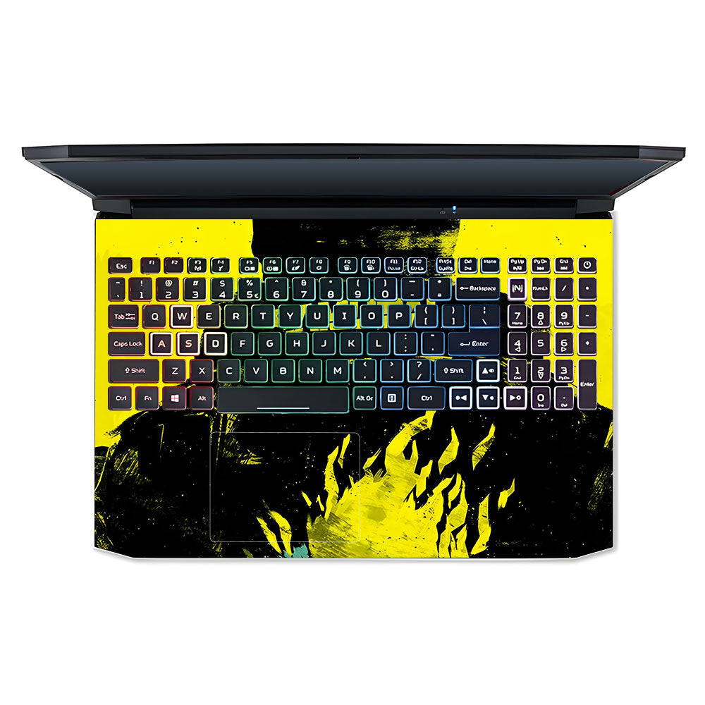 Backlit SAMURAI Jacket Acer Nitro 5 AN515 45, 55, 57 Laptop Skin