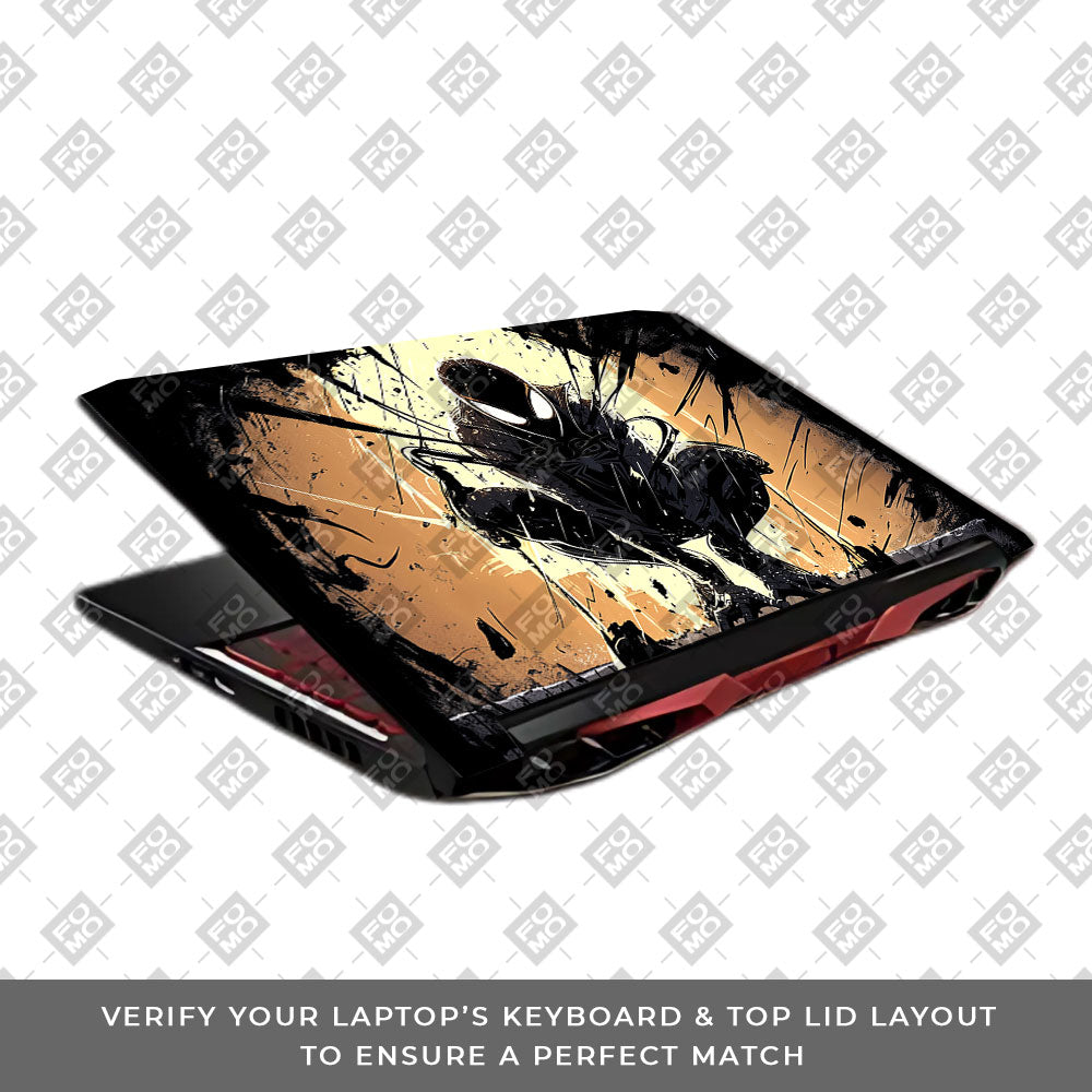 Shadow Spiderman Acer Nitro 5 AN515 45, 55, 57 Laptop Skin