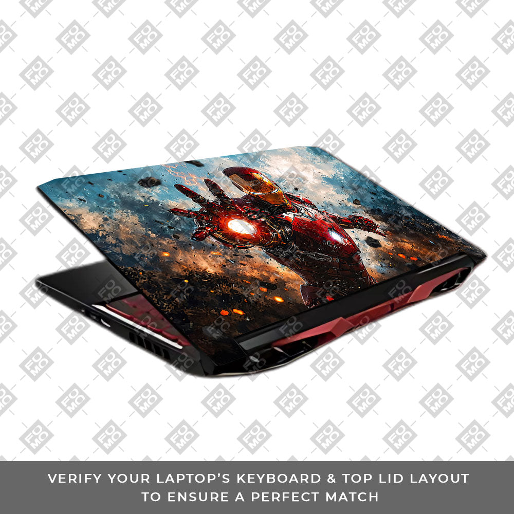 Iron Imapct The Arc Reactor Acer Nitro 5 AN515 45, 55, 57 Laptop Skin
