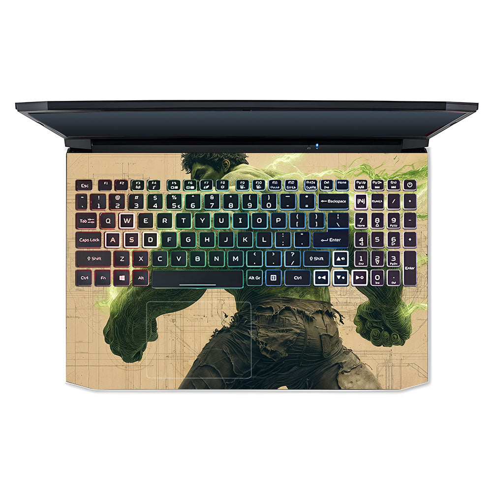 Hulk Unleashed Acer Nitro 5 AN515 45, 55, 57 Laptop Skin