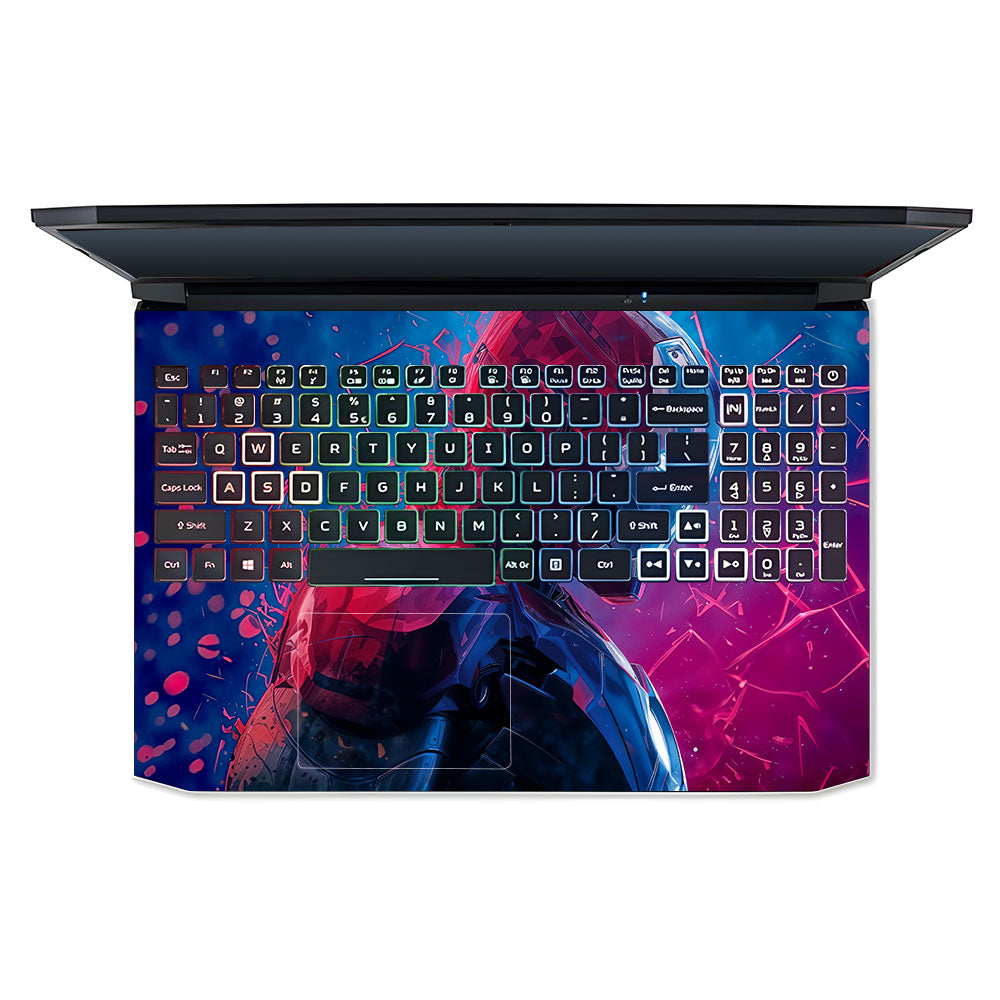 Iron Man Neon Tech Acer Nitro 5 AN515 45, 55, 57 Laptop Skin