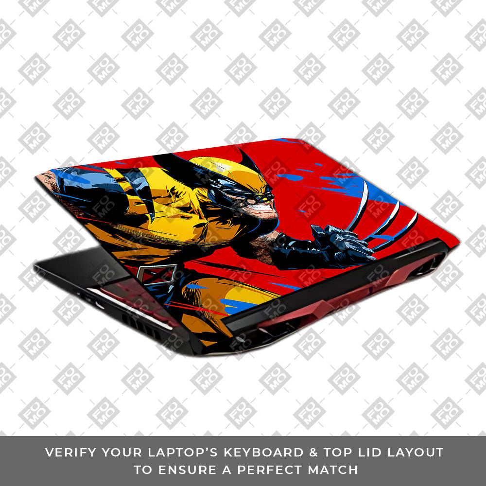 Adamantium Rage Acer Nitro 5 AN515 45, 55, 57 Laptop Skin
