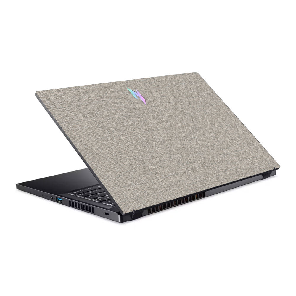 Textured Fabric Grey Acer Nitro V ANV15 51 55CA Laptop Skin