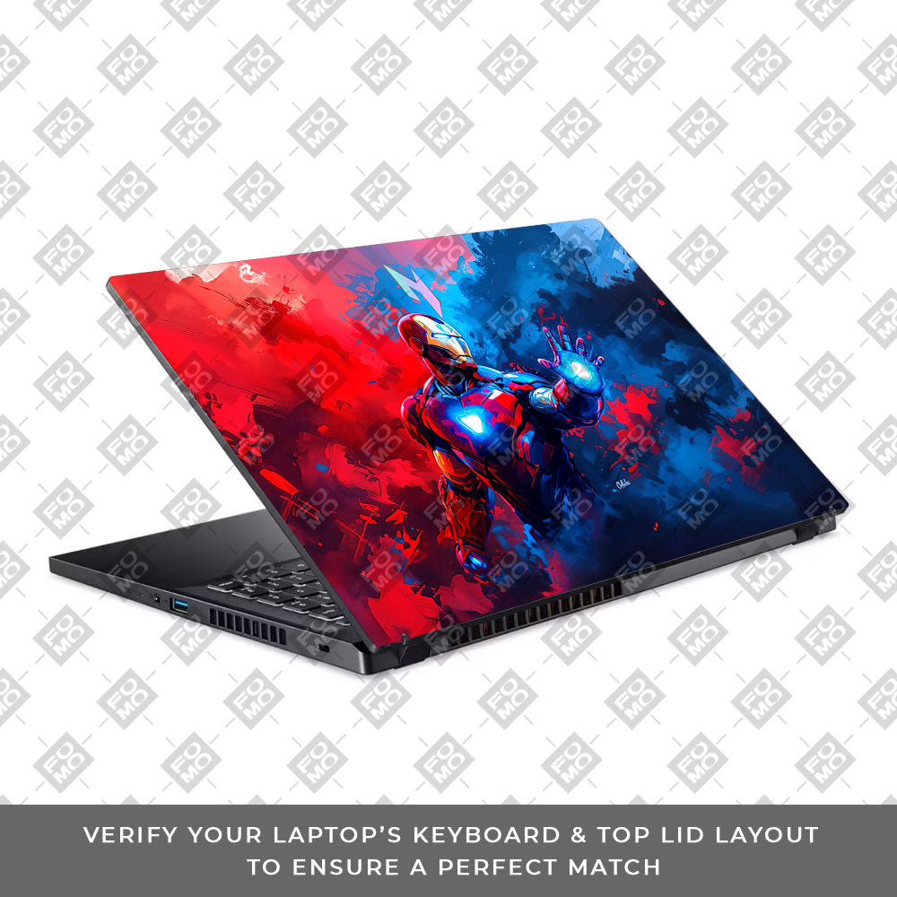 Iron Man Arc Reactor Power Acer Nitro V ANV15 51 55CA Laptop Skin