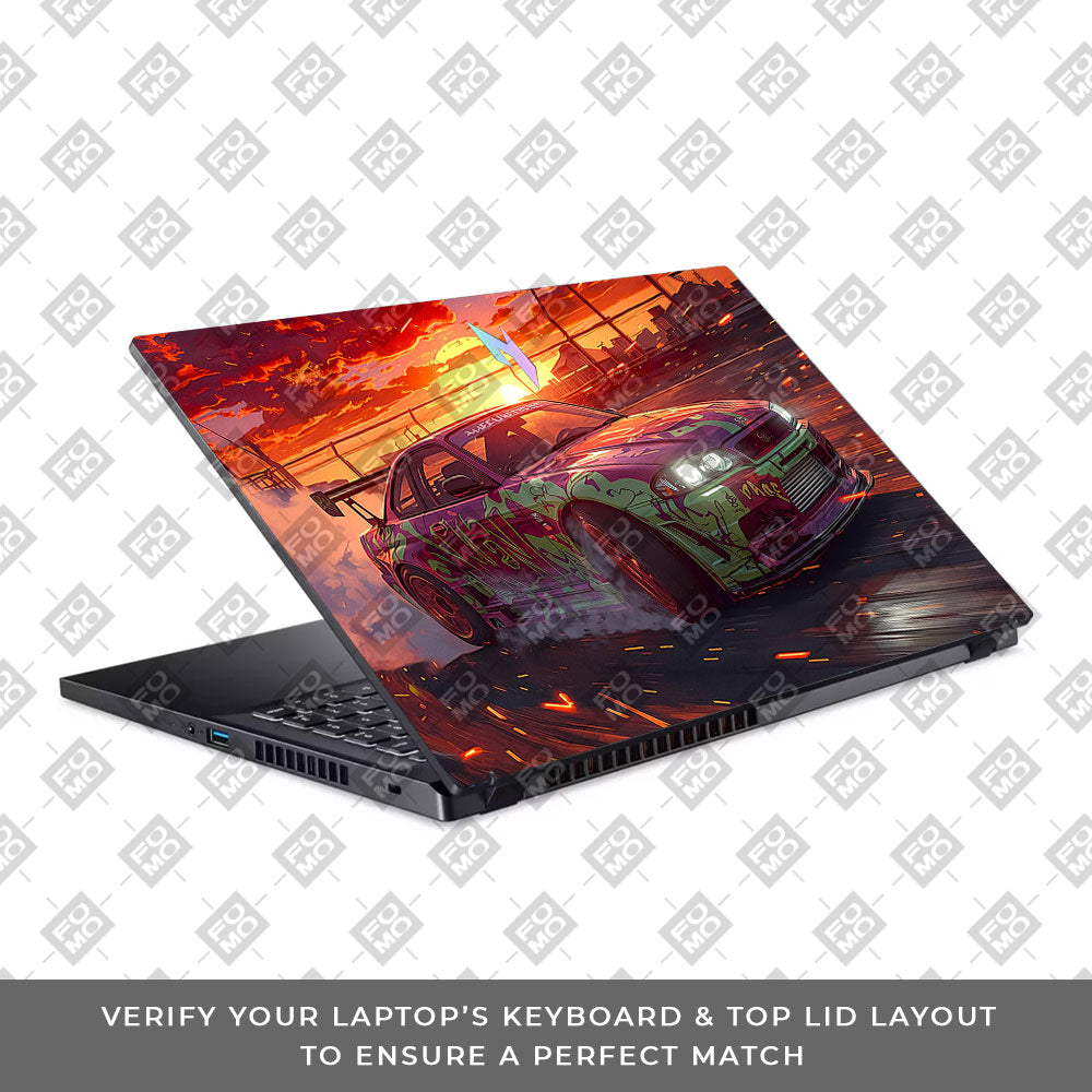 Tokyo Drift Vibes Acer Nitro V ANV15 51 55CA Laptop Skin