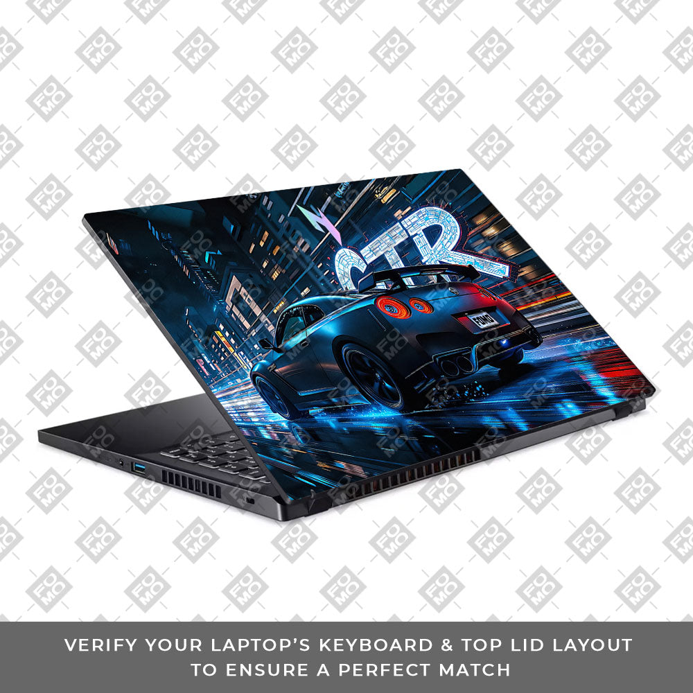 Neon GTR Nights Acer Nitro V ANV15 51 55CA Laptop Skin