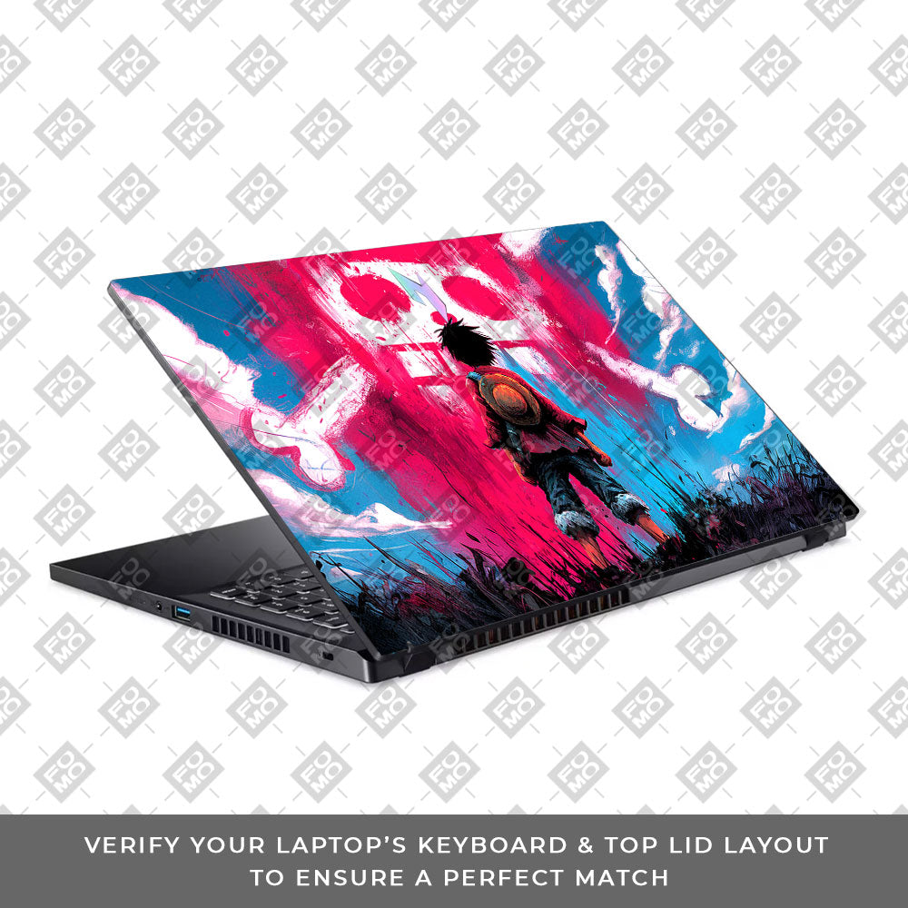 Straw Hat Graffiti One Piece Acer Nitro V ANV15 51 55CA Laptop Skin