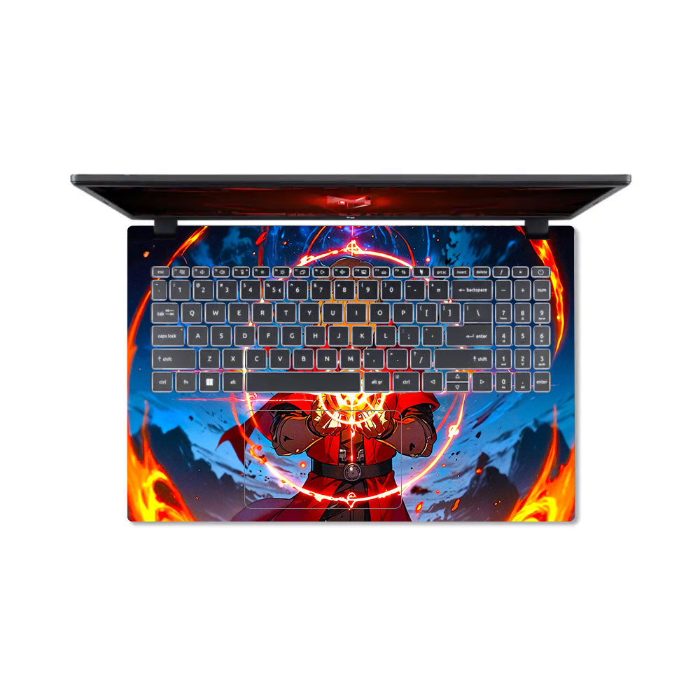 Edward Elric Fullmetal Alchemist Acer Nitro V ANV15 51 55CA Laptop Skin