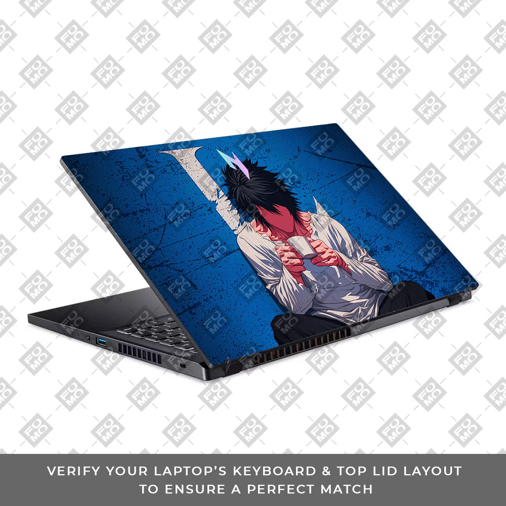 Death Note L Lawliet Acer Nitro V ANV15 51 55CA Laptop Skin