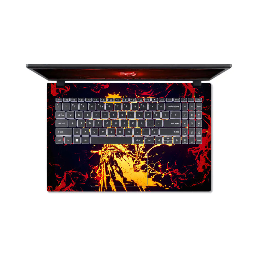Bleach Ichigo Bankai Form Acer Nitro V ANV15 51 55CA Laptop Skin