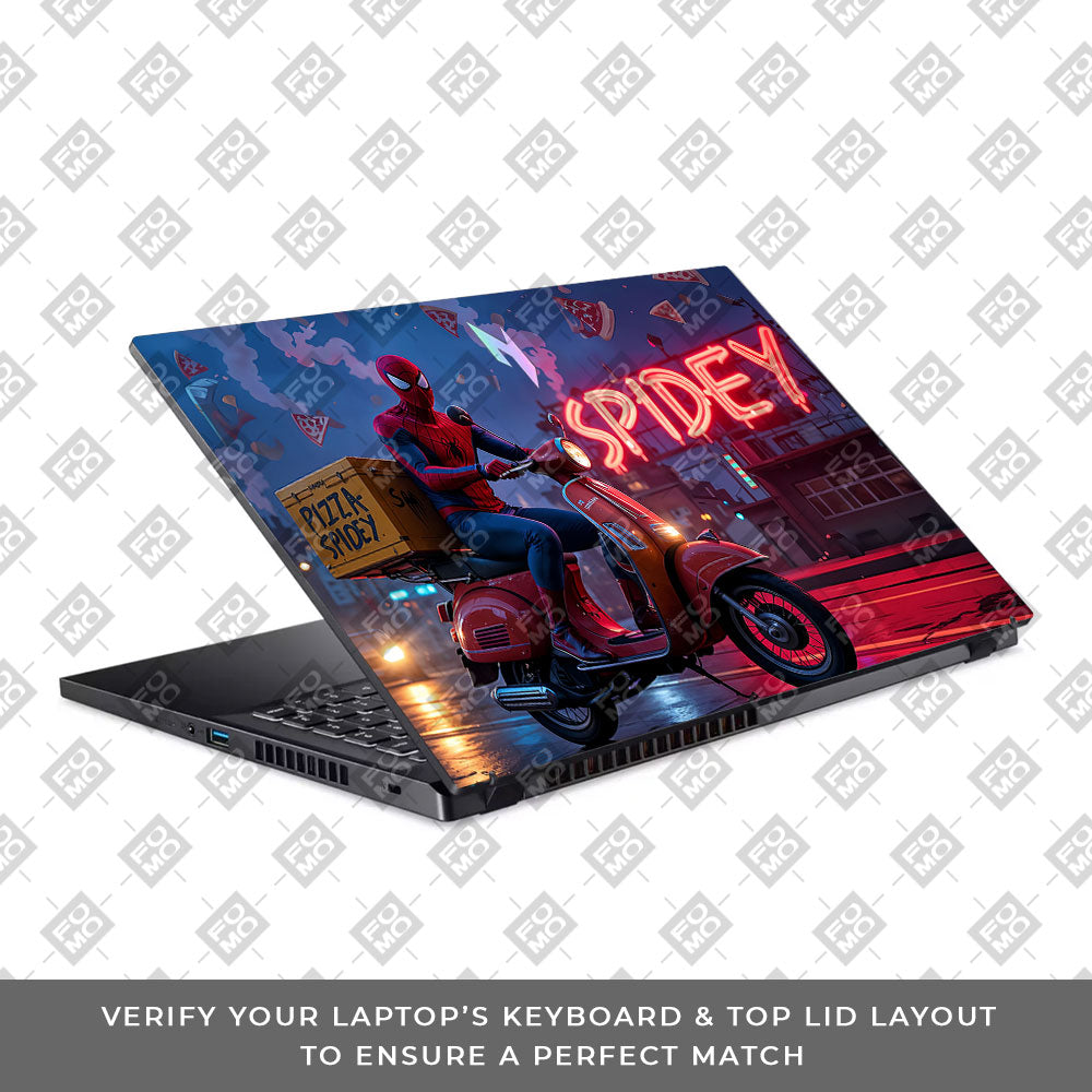 Pizza Spidey Acer Nitro V ANV15 51 55CA Laptop Skin